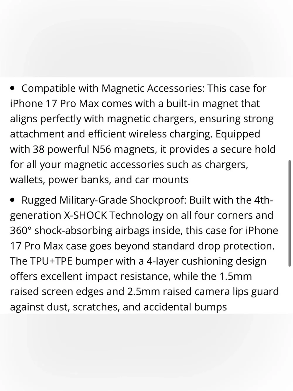 iPhone 17 Pro Max PROTECTIVE Case - CLEAR